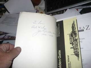Alcatraz from Inside SIGNED by Jim Quillen 9780962520617  