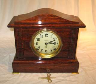 Antique Seth Thomas Shelf Mantel Clock Adamantine Early 1900s  