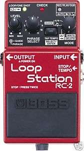 B0SS RC2 RC 2 LOOP STATION EFFECTS PEDAL   NEW  