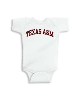 Arched Texas A&M Infant Onesie  