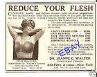 1916 DR. JEANNE WALTER RUBBER GARMENT AD GIRDLE REDUCER