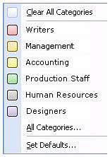 Ordnen Sie E Mails und Aufgaben unterschiedlichen (Farb)kategorien zu