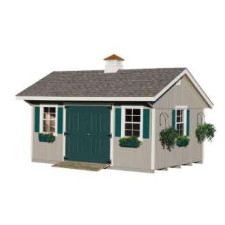 HomePlace Structures 12 Ft. X 20 Ft. Bungalow Garden Building Without 
