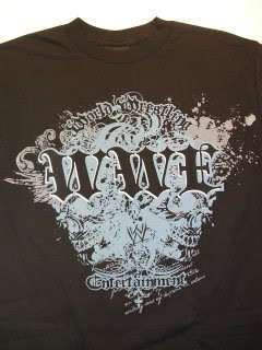 Classic WWE Logo Crest Wrestling T shirt  
