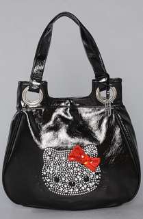 Accessories Boutique The Hello Kitty Crinkle Patent Rhinestone Bag 