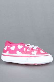 Vans Footwear The Infant Authentic Sneaker in Pink Hearts  Karmaloop 