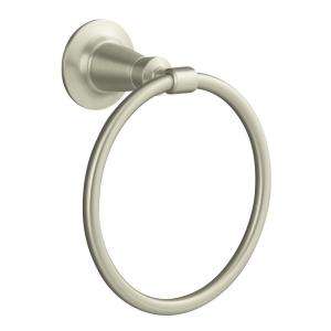   Towel Ring in Vibrant Brushed Nickel K 11057 BN at The Home Depot
