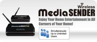  Media Sender   2.4GHz Wireless, Analog, NTSC/PAL, Infrared Blaster 