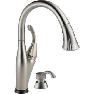   Faucet in Stainless Featuring Touch2O Technology with Soap Dispenser