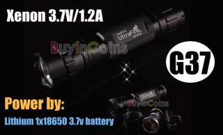 UltraFire WF 501B G37 3.7V 18650 Xenon Flashlight Lamp  