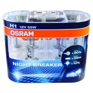 OSRAM 64150NBR H1 12V 55W NIGHT BREAKER 2er Pack KFZ Scheinwerferlampe 