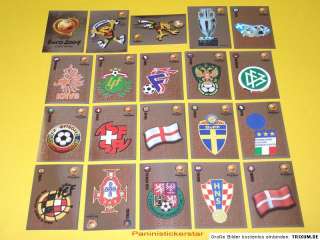 Panini EURO 2004   Alle Wappen badges incl. 1   4   
