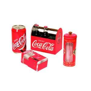 Coca Cola Blechdosen Set Tradition, 4 teilig  Küche 