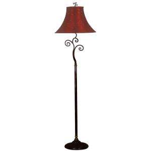 Kenroy Home Richardson 61 In. Floor Lamp 31381BRZ at The Home Depot 