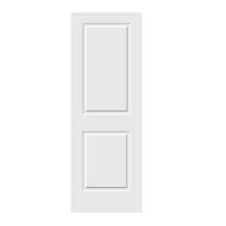   in. x 80 in. Primed White 2 Panel Slab Door 306700.0 