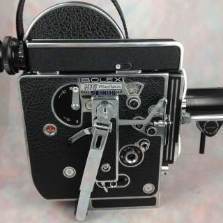 Bolex Raillard H16 Reflex Movie camera Berthiot Pan Cinor 17 85/3.8 