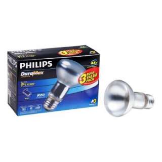 Philips 45 Watt R20 Duramax Spot Light Bulb (3 Pack) 223156 at The 