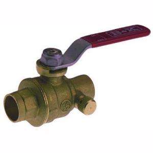   Stop & Waste Ball Valve with Drain Port 107 553HN at The Home Depot