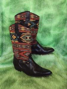Womens Seychelles Cowboy Western Boots   Size 8.5 Very Colorful  