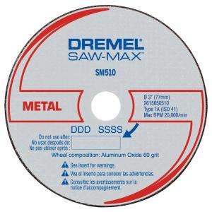Dremel 3 In. Steel Metal Cutoff Wheels (3 Pack) SM510C at The Home 