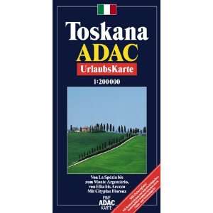 ADAC Karte, Toskana Von La Spezia bis zum Monte Argentario, von Elba 