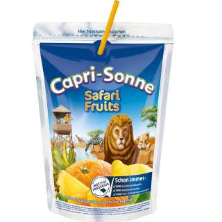20EUR/1l) Capri Sonne Safari Fruits 200ml pfandfrei  