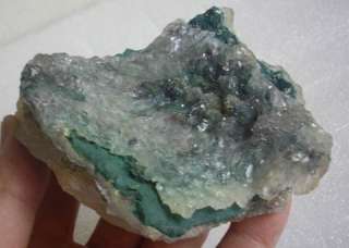 This item is natural rare quartz crystal cluster points & malachite 