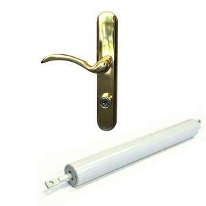 Andersen/Emco 400 Series Brass Lever Handle and White Closer HNDL400BR 
