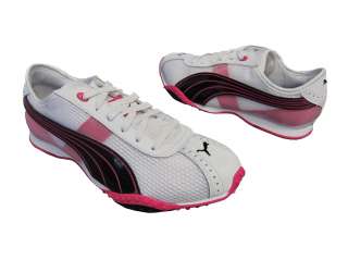 Puma Womens Lillea 2 White Black Pink Sneakers Shoes  