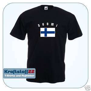 Finnland T Shirt verschiedene Farben Gr. S   5XL  