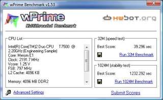 Please see the Measure your Dual/Multi Core Notebook CPU Speed   Bye 