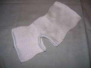 ANKLE SUPPORT BRACE LT WEIGHT WHITE OPEN HEEL LARGE  