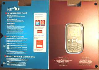 NEW★Net10 Samsung R355C★NO CONTRACT★Wireless Phone ★Qwerty 