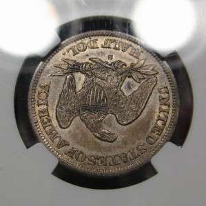 1863 S Seated Liberty Half Dollar NGC AU55 CAC *Toned*  