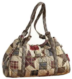 QUILTED HANDBAG PURSE STARS OF AMERICA SADDLE by VHC  