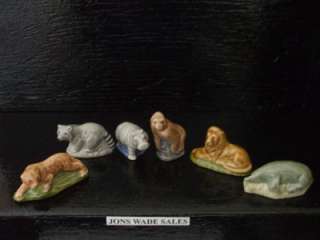 WADE NEW COLOURWAY WHIMSIES SET 1 ANIMALS 1998BUY INDIVIDUALLY  