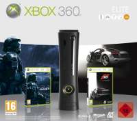 Xbox 360   Konsole Elite black + Halo 3 ODST & Forza Motorsport 3 