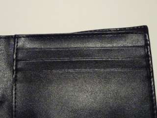 Calvin Klein Mens BIFOLD Black Leather Wallet Key Fob Set  