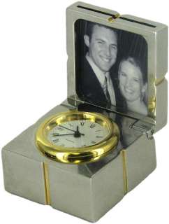Miniature Gift Box Desk Clock & Picture Frame  