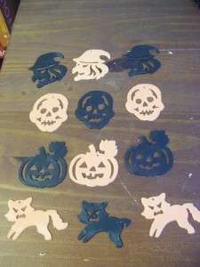 Halloween Tracing Stencils set of 12  