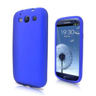 Soft Silicone Case Cover For Samsung I9300 Galaxy S3 III + Screen 