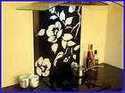 Glass Splashback   Black with White Floral Pattern items in Penwrights 