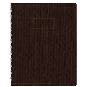  Blueline EcoLogix Wirebound Notebook, Brown, 8.875 x 7.125 