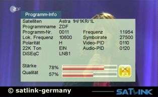 Satlink WS 6909 DVB S&T Combo Messgerät mit Blind Scan 4043089130967 
