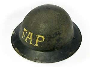WW2 British First Aid Party Home Front Helmet mkII  