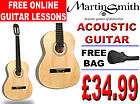 MARTIN SMITH NATURAL ACOUSTIC CLASSICAL GUITAR 39 FREE