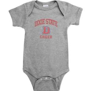  Dixie State Red Storm Sport Grey Varsity Washed Cheer Arch 