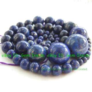 16mm Round graduated lapis lazuli Gemstone Beads 15  