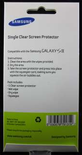 Protezione display originale Samsung per Galaxy GT i9100 S2 pellicola 