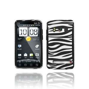  HTC EVO 4G Bi Layered Graphic Case with Side Grip   Black 